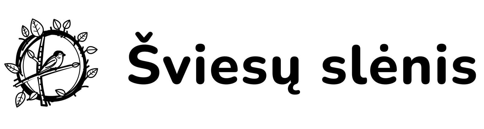 Juodas logotipas